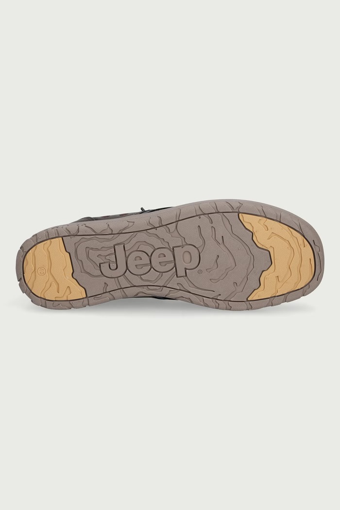 Gležnjarji z vezalkami moški SAMOA MID Jeep rjava JM62050A
