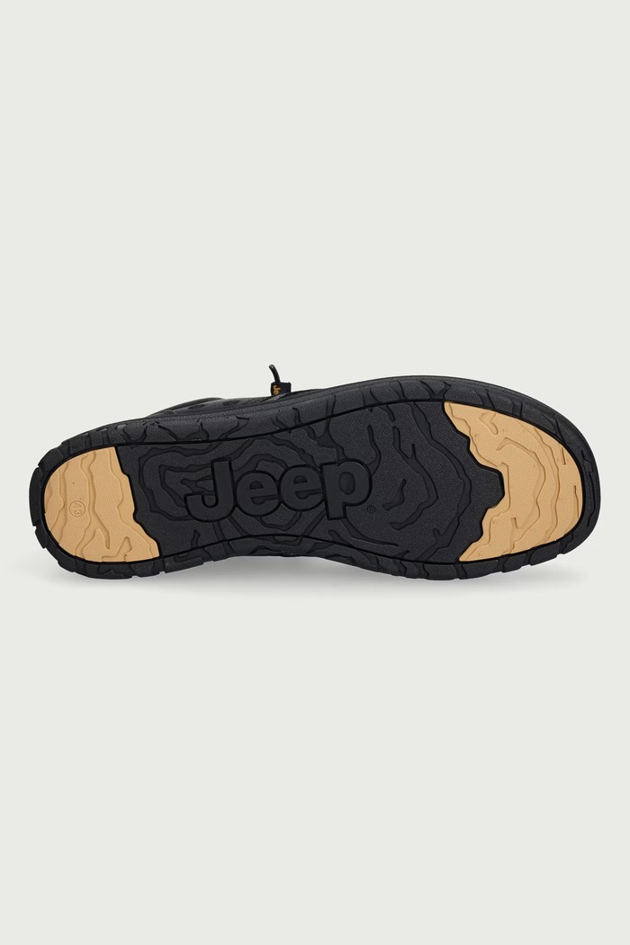 Gležnjarji z vezalkami moški SAMOA MID Jeep črna JM62050A