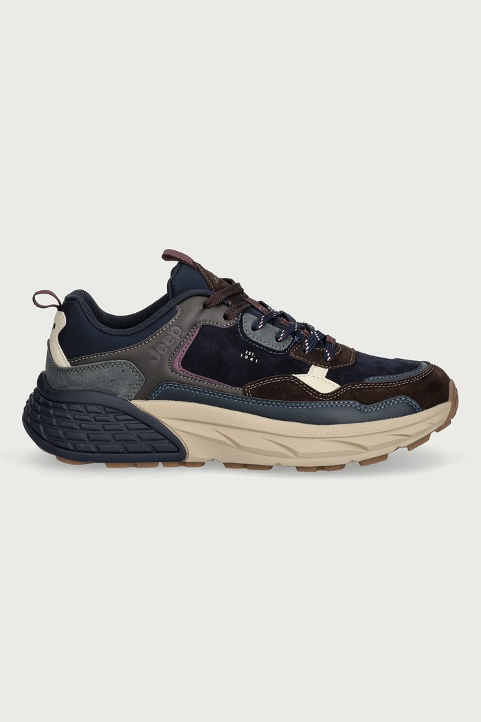 Jeep GROOVE sneakers da uomo JM62080A blu navy AW26