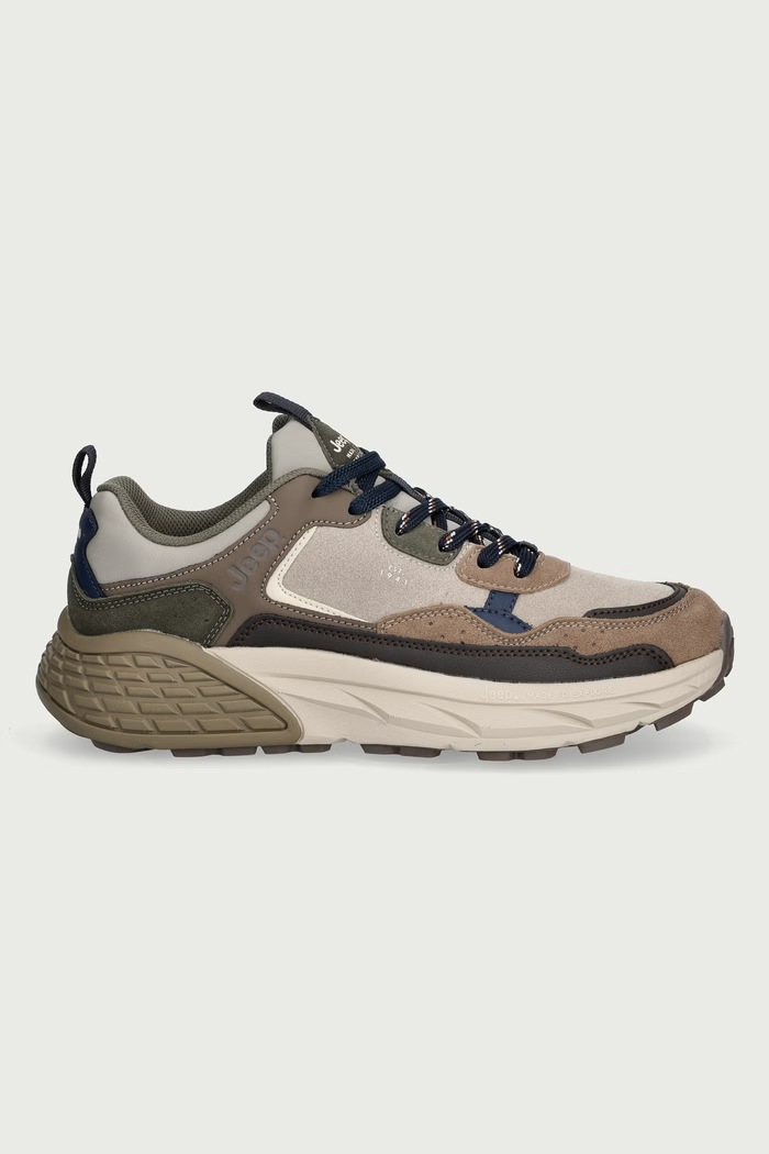 Jeep GROOVE sneakersy męskie JM62080A beżowy AW26
