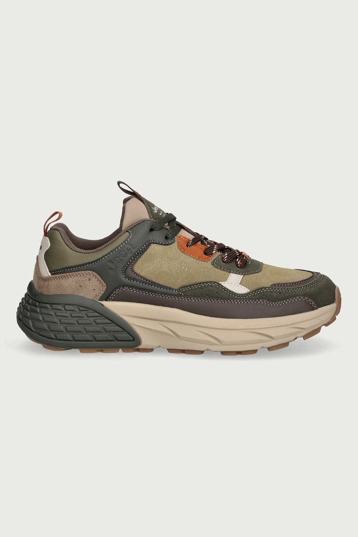 Jeep GROOVE sneakersy męskie JM62080A zielony AW26