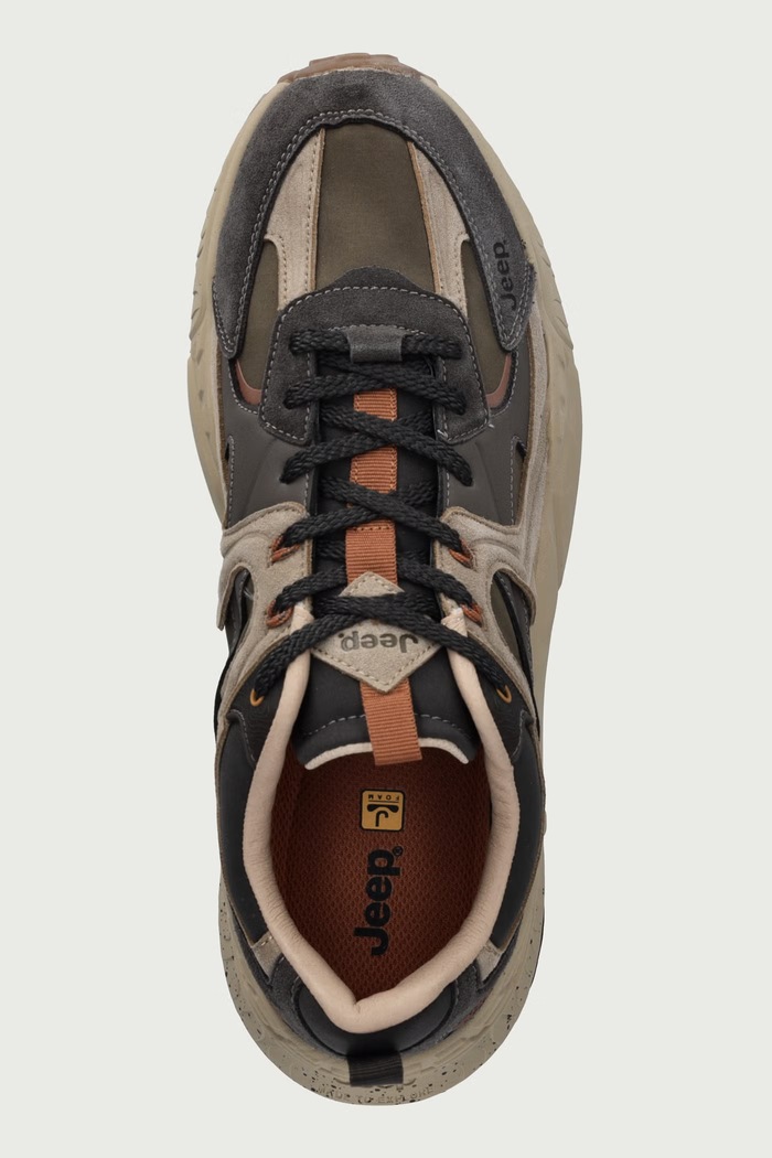 CROSSY sneakers da uomo Jeep JM62110A beige