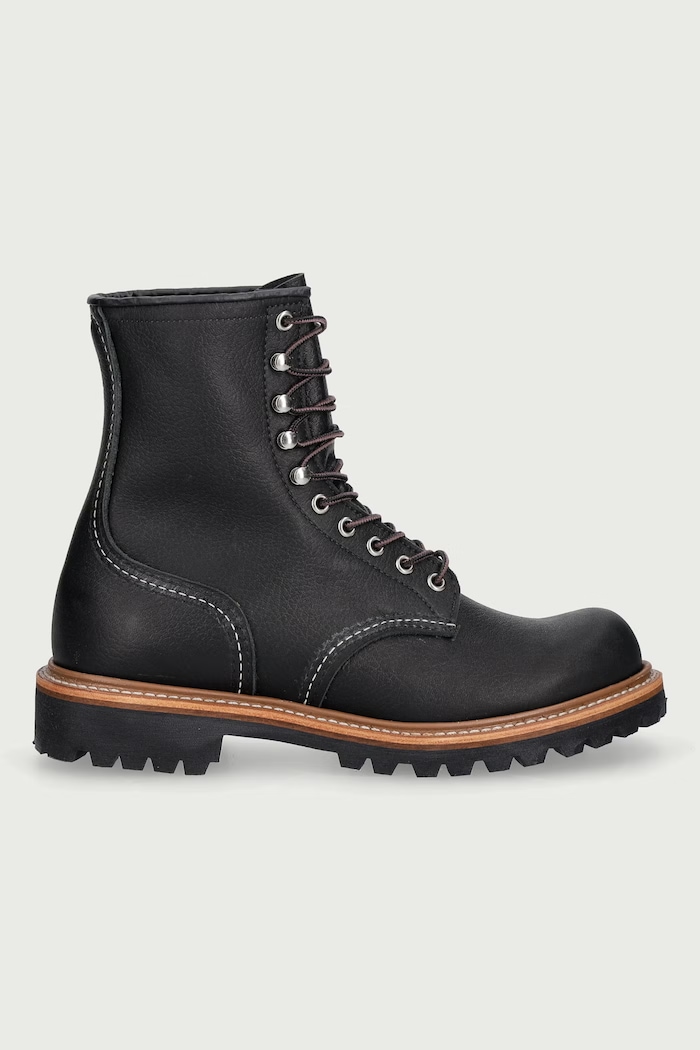 Red Wing 8" Logger trapery męskie skórzane 4501 czarny AW26