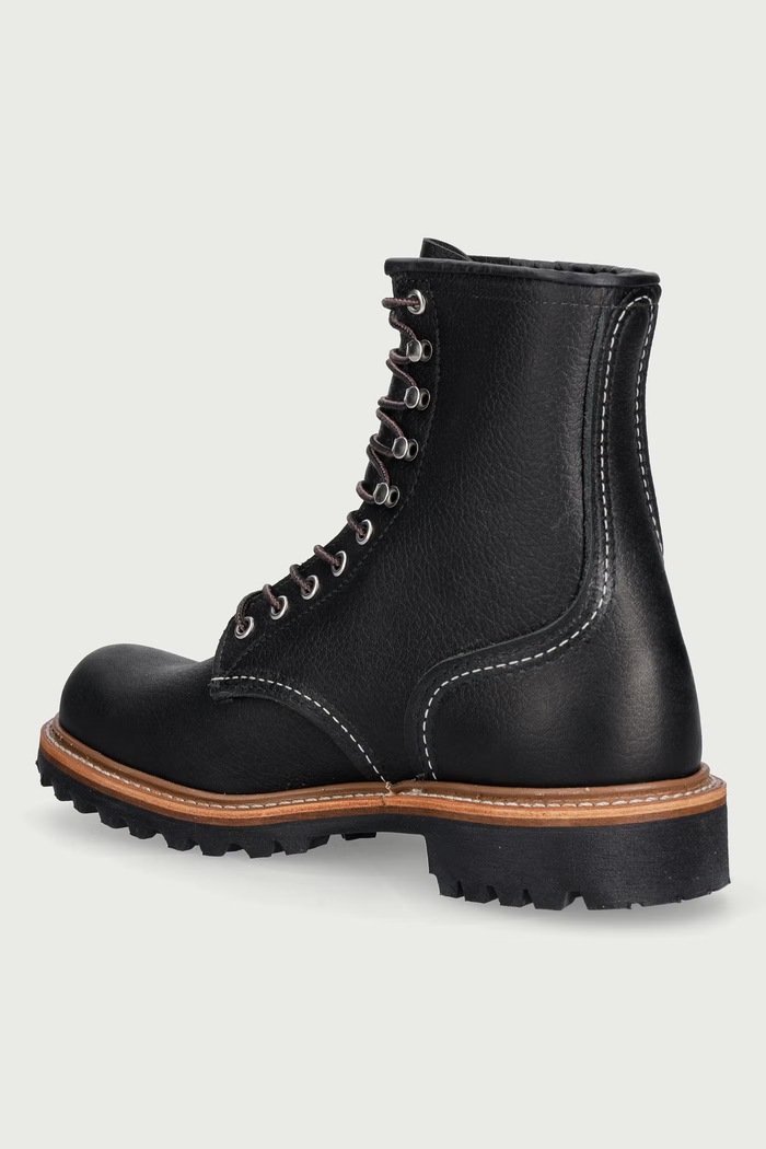 Obuwie Red Wing 8" Logger trapery męskie skórzane 4501 czarny
