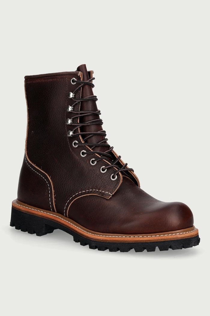 Red Wing 8" Logger trapery męskie skórzane brązowy 4585