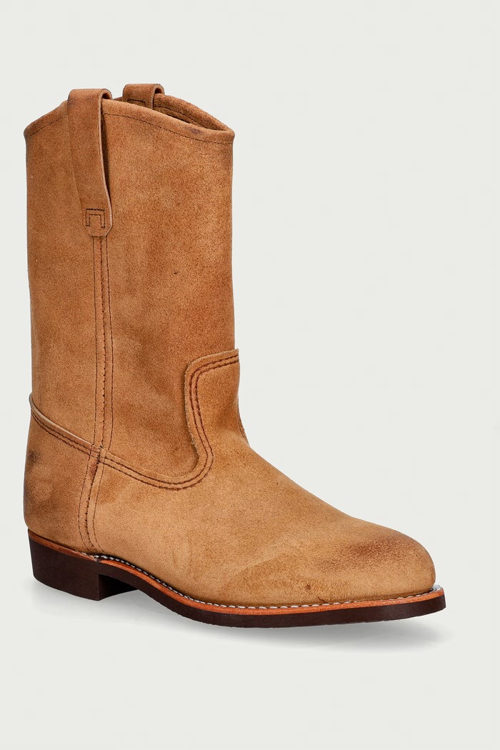Red Wing Pecos kowbojki męskie zamszowe brązowy 8060