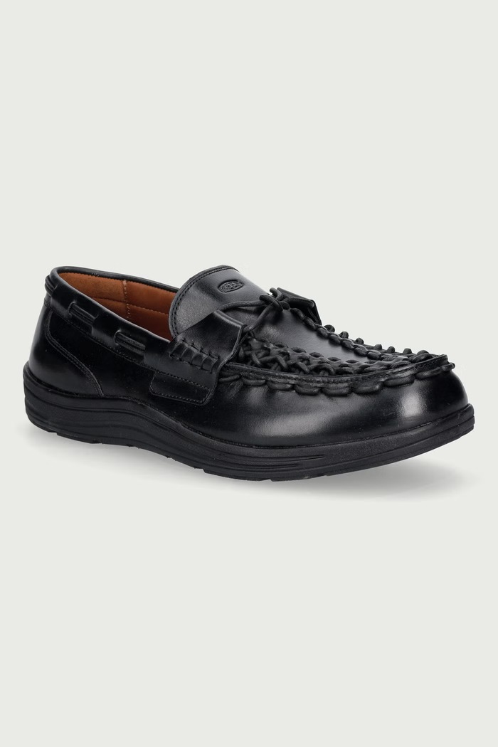 Keen Uneek Loafer Nocturnal mokasyny męskie skórzane czarny KE.1032748