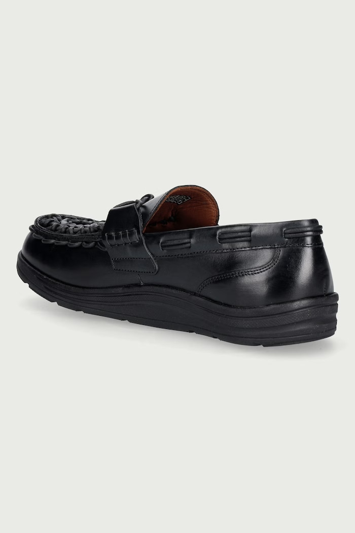 Obuwie Keen Uneek Loafer Nocturnal mokasyny męskie skórzane KE.1032748 czarny