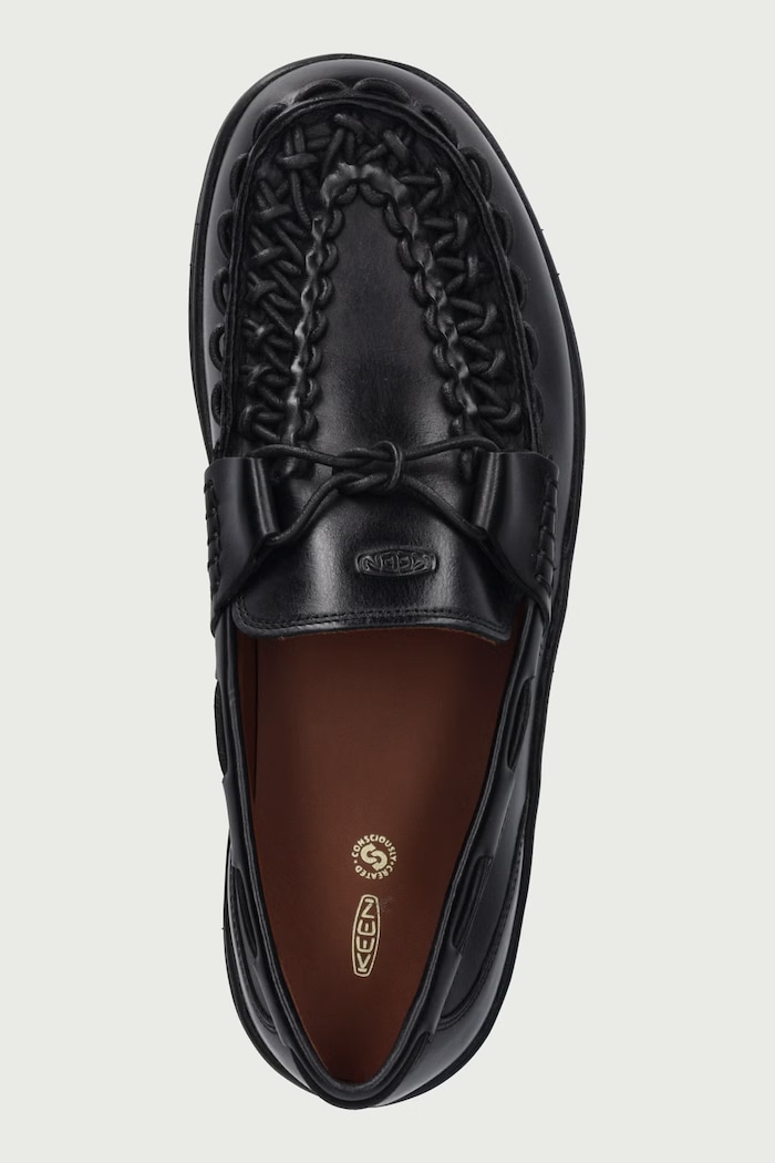 Uneek Loafer Nocturnal mokasyny męskie skórzane Keen KE.1032748 czarny