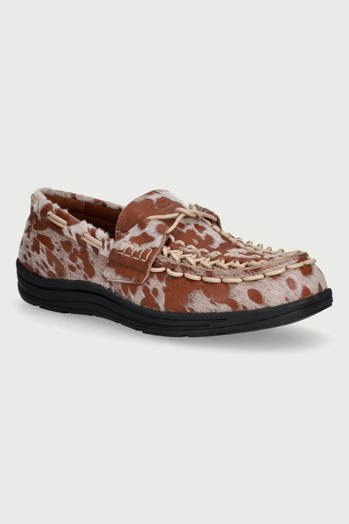 Keen Uneek Loafer Nocturnal mokasyny męskie skórzane pomarańczowy KE.1032749