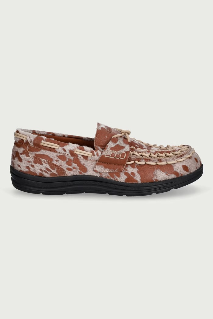Keen Uneek Loafer Nocturnal mokasyny męskie skórzane KE.1032749 pomarańczowy AW26