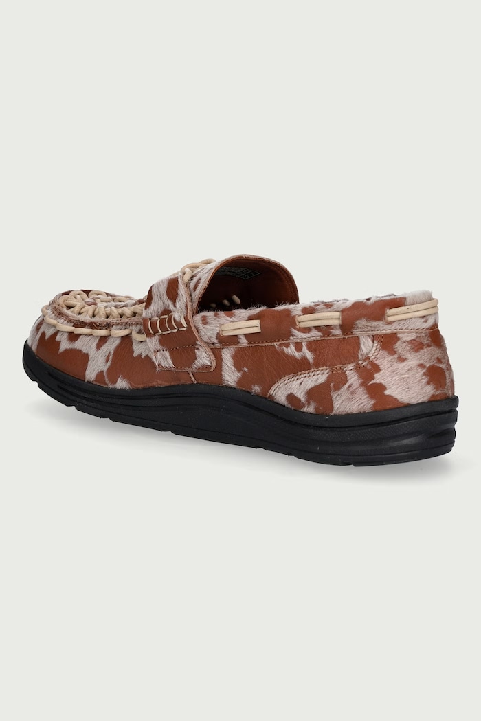 Obuwie Keen Uneek Loafer Nocturnal mokasyny męskie skórzane KE.1032749 pomarańczowy