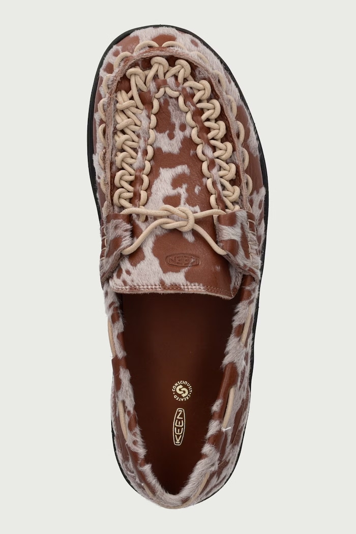 Uneek Loafer Nocturnal mokasyny męskie skórzane Keen KE.1032749 pomarańczowy