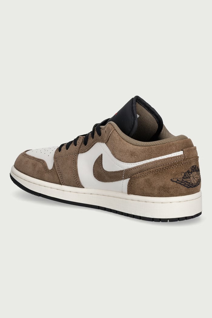 Obuwie Jordan Air Jordan 1 Low sneakersy męskie zamszowe 553558.200 brązowy