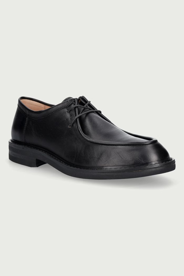Astorflex Artflex U Rubber półbuty męskie skórzane czarny 1200.900.ARTFLEX