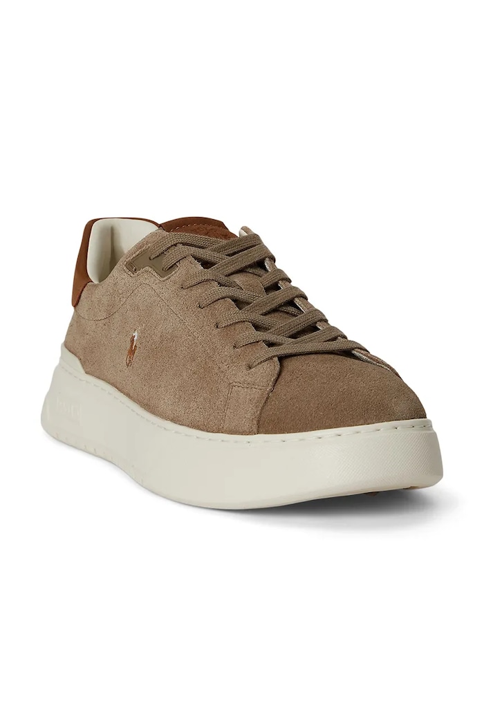 Polo Ralph Lauren Sneakers pánske semišové 809P15729002 hnedá AW26