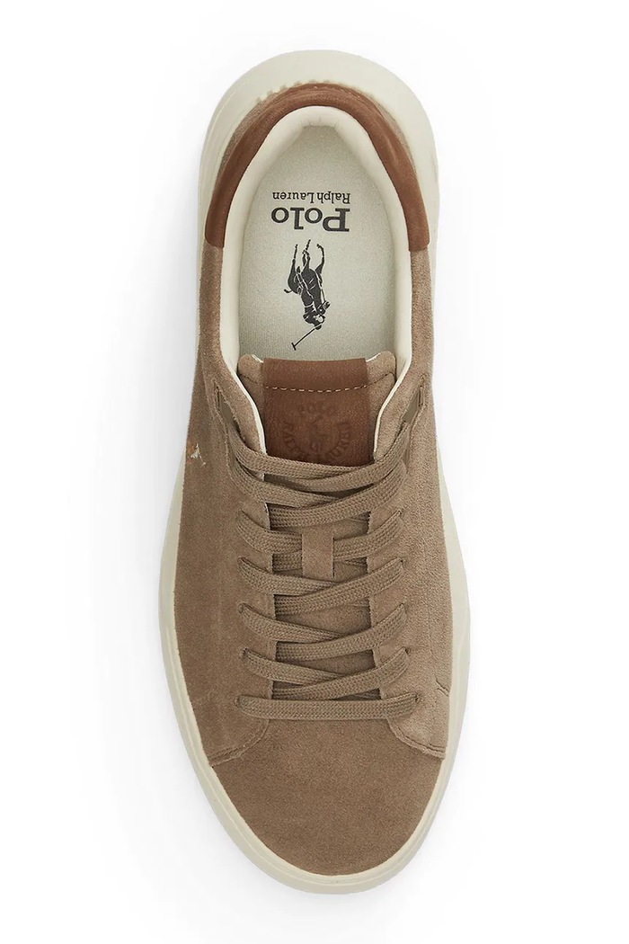 Obuv Polo Ralph Lauren Sneakers pánske semišové 809P15729002 hnedá