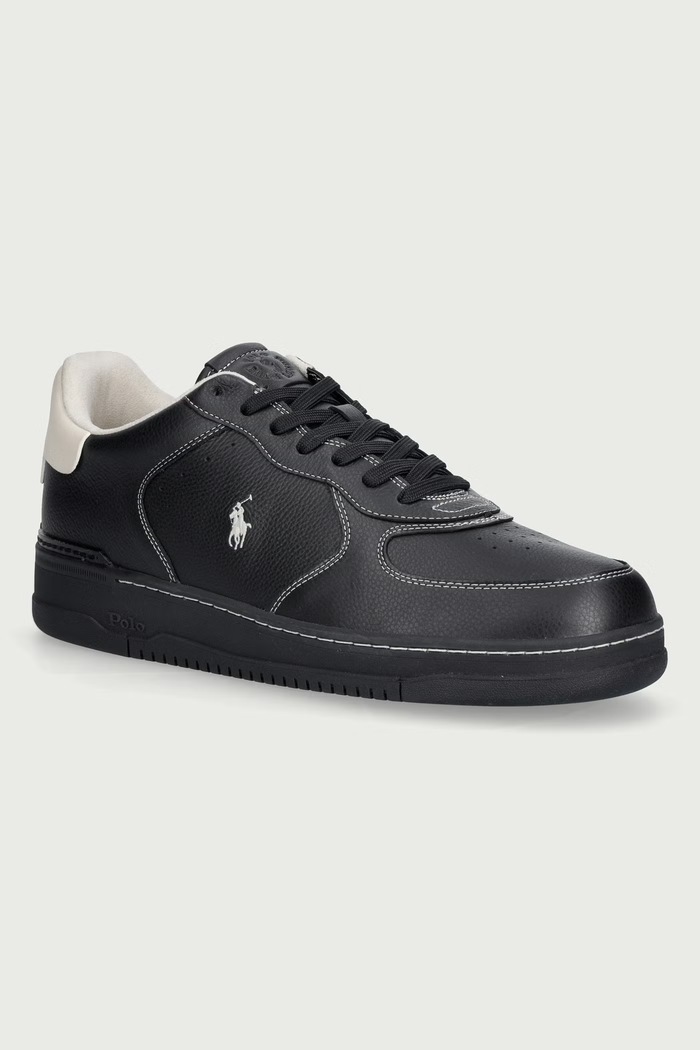 Polo Ralph Lauren Sneakers Men's leather black 809P15490004
