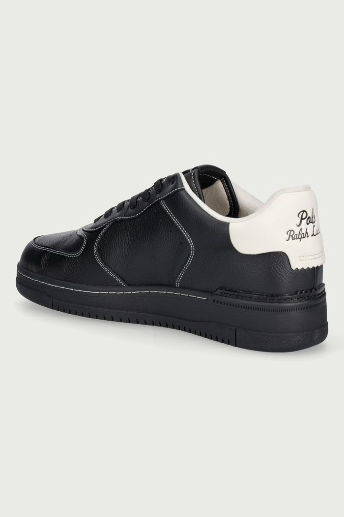 Shoes Polo Ralph Lauren Sneakers Men's leather 809P15490004 black