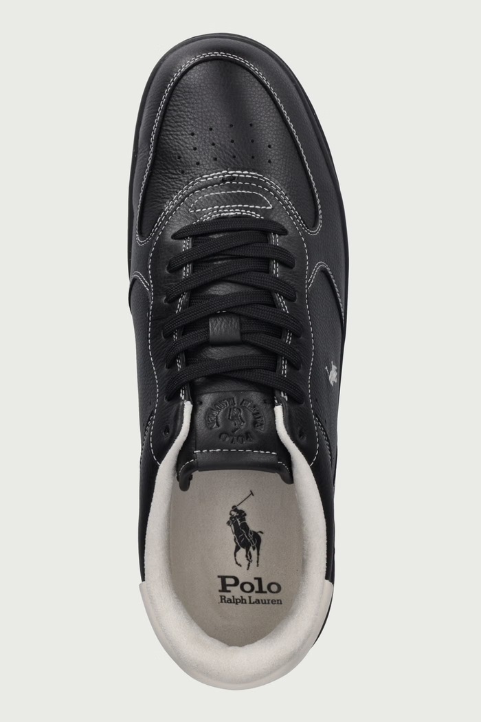 Sneakers Men's leather Polo Ralph Lauren 809P15490004 black