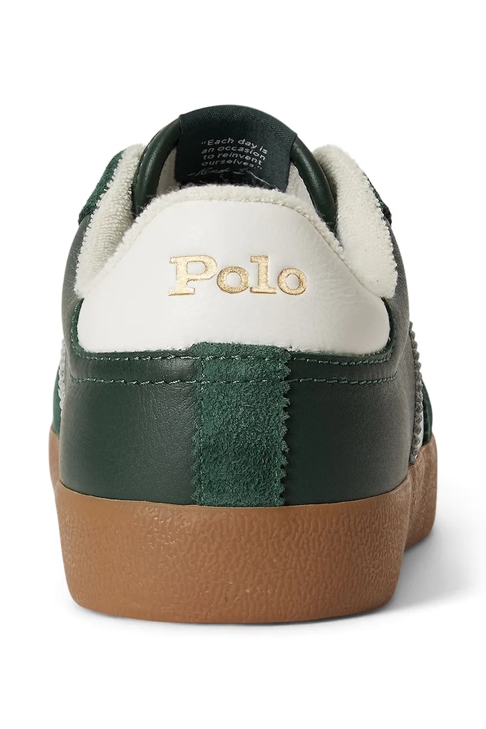 Sneakersy męskie skórzane Polo Ralph Lauren zielony 816P15847001