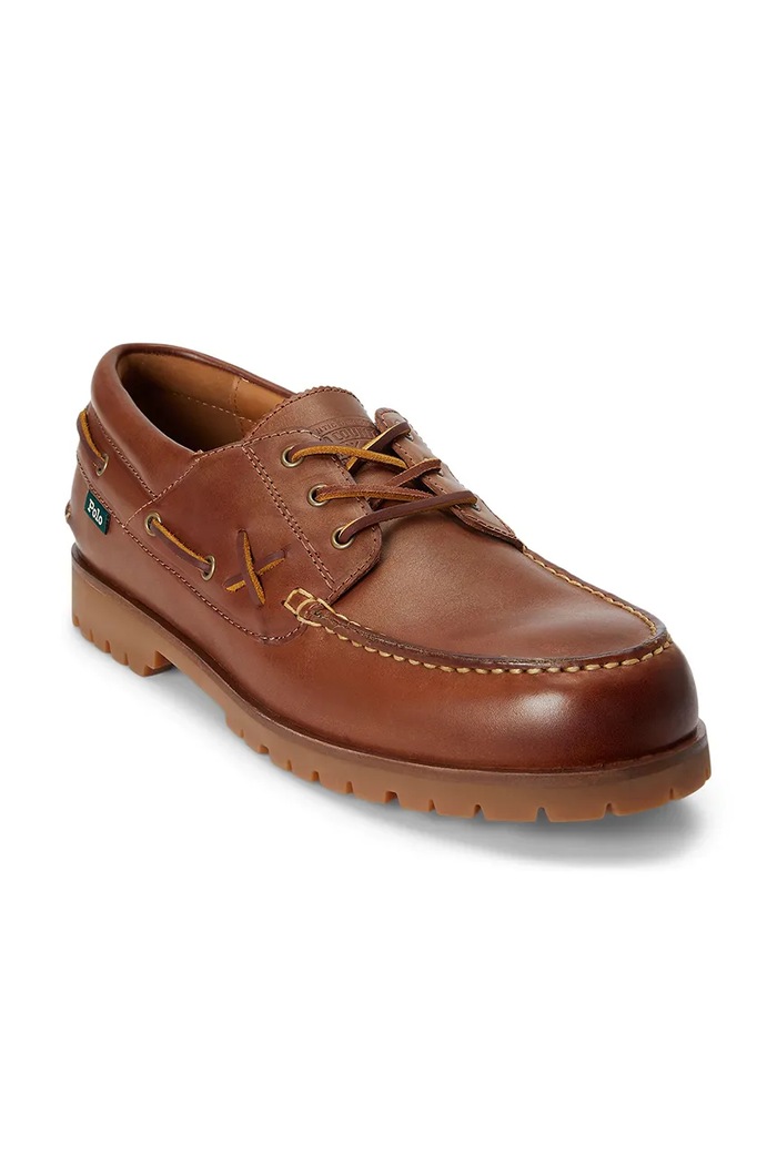 Polo Ralph Lauren Mokasyny męskie skórzane 812P15865001 brązowy AW26