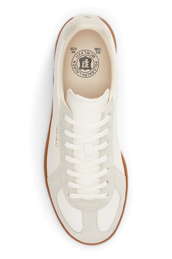 Obuwie Polo Ralph Lauren Sneakersy męskie skórzane 809P16269001 biały