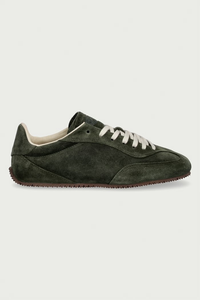 Axel Arigato Daze sneakersy męskie zamszowe F4286005 zielony AW26