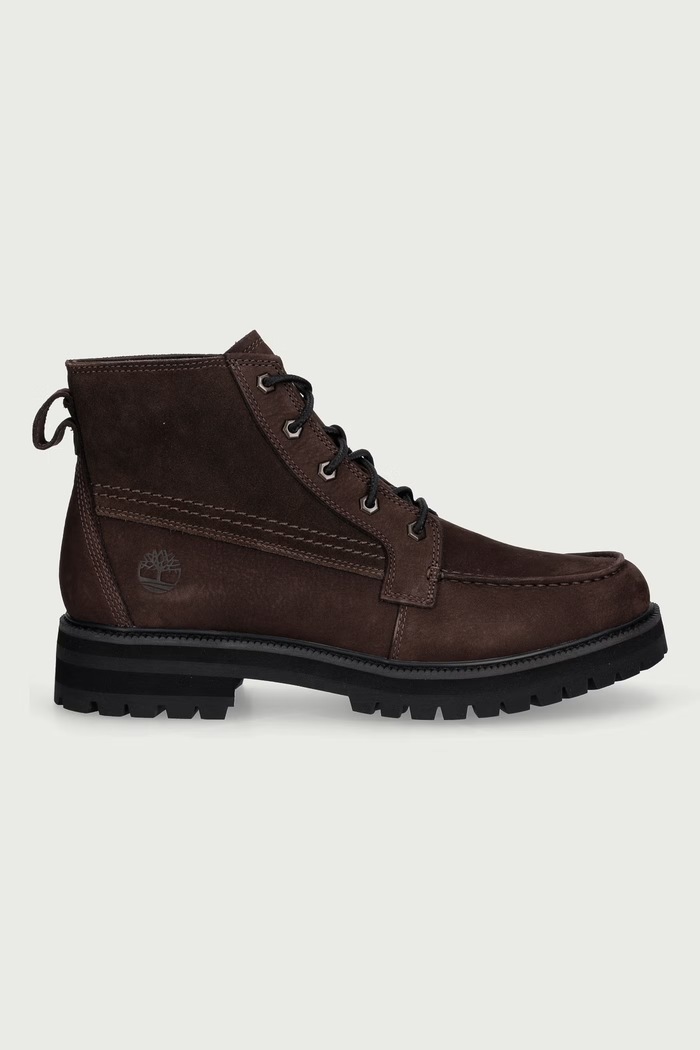 Timberland Britton Drive Mid Lace Up trapery męskie zamszowe TB0A2MUQW071 brązowy AW26