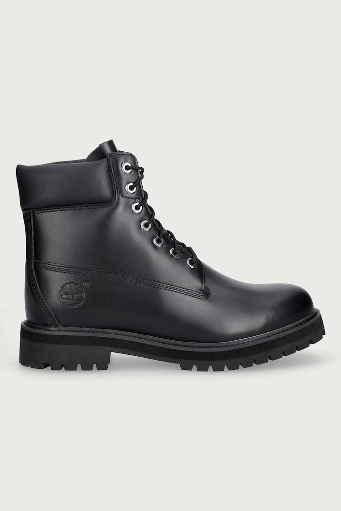 Timberland Heritage 6 Inch Lace Up Waterproof trapery męskie skórzane TB0A29U2W021 czarny AW26