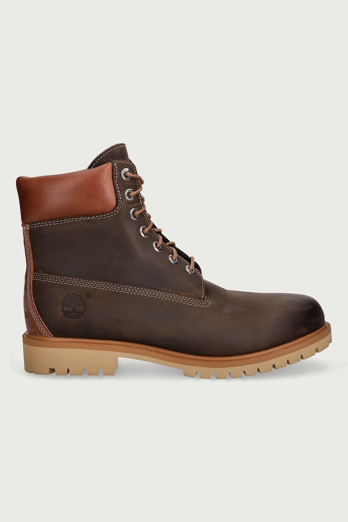 Timberland Heritage 6 In Lace trapery męskie skórzane TB0A5T4TAMF1 brązowy AW26