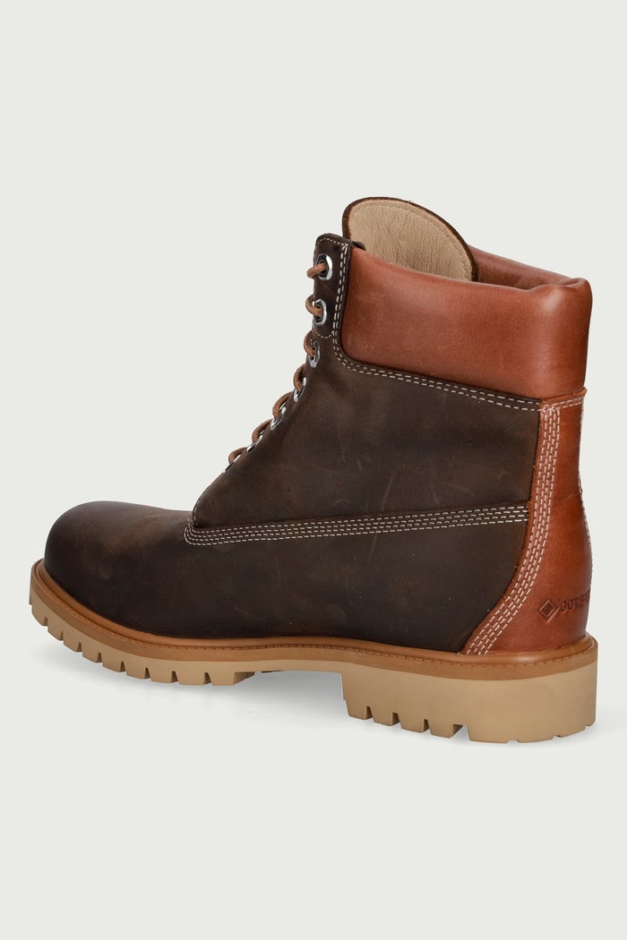 Obuwie Timberland Heritage 6 In Lace trapery męskie skórzane TB0A5T4TAMF1 brązowy