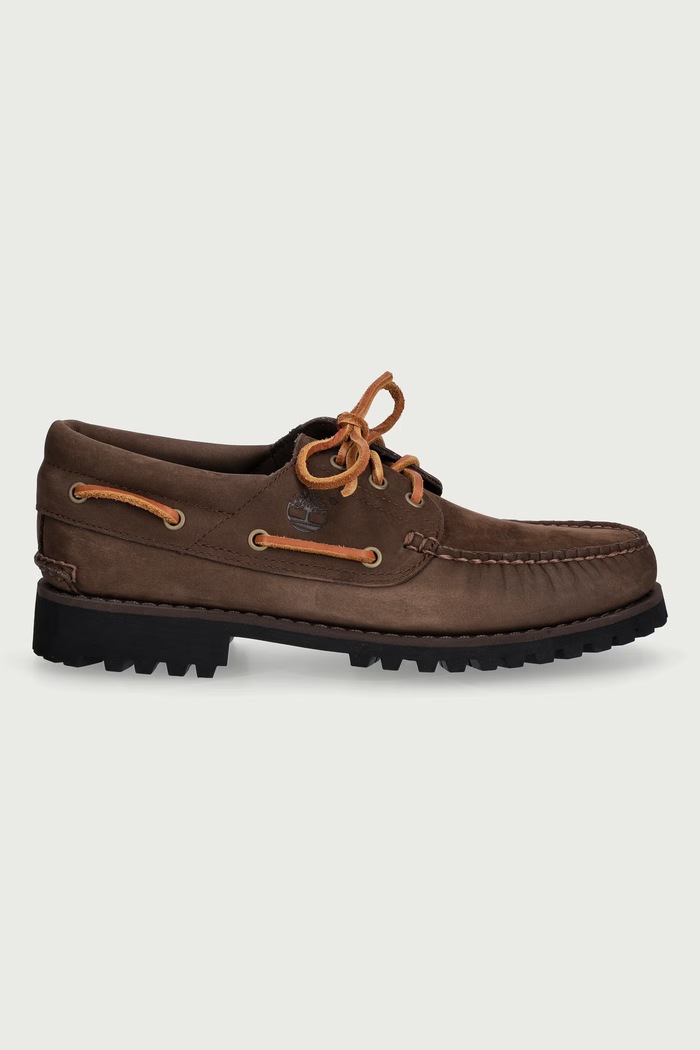 Timberland Authentic Boat mokasyny męskie nubukowe TB0A2PDQW071 brązowy AW26
