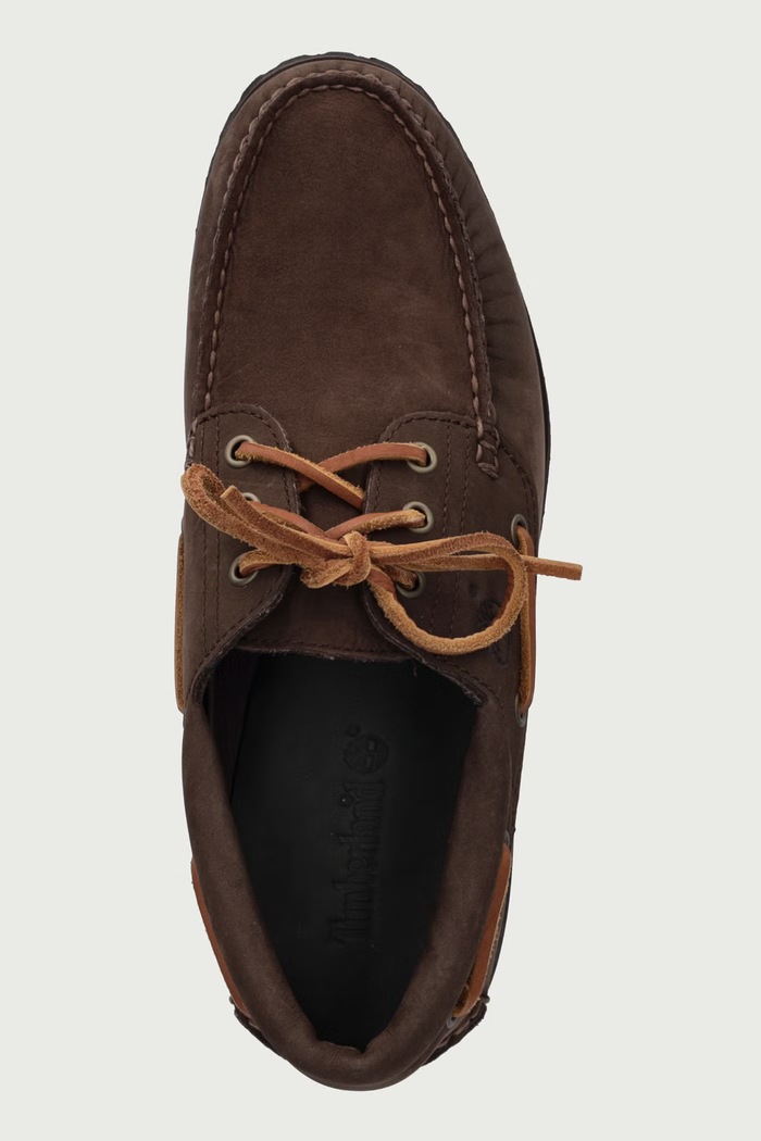 Authentic Boat mokasyny męskie nubukowe Timberland TB0A2PDQW071 brązowy