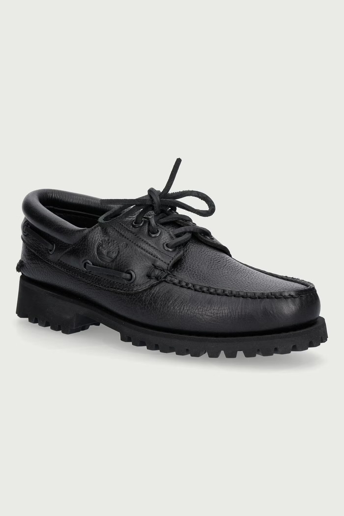 Timberland Authentic Boat mokasyny męskie skórzane czarny TB0A2PDQANI1