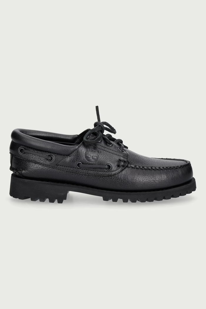 Timberland Authentic Boat mokasyny męskie skórzane TB0A2PDQANI1 czarny AW26