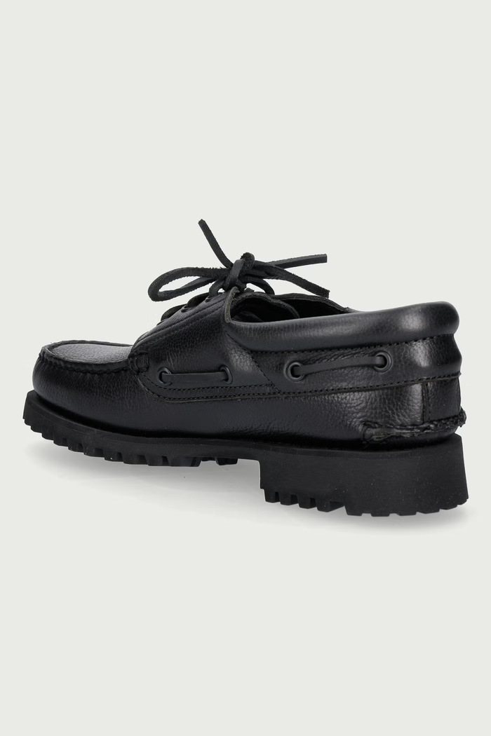 Obuwie Timberland Authentic Boat mokasyny męskie skórzane TB0A2PDQANI1 czarny