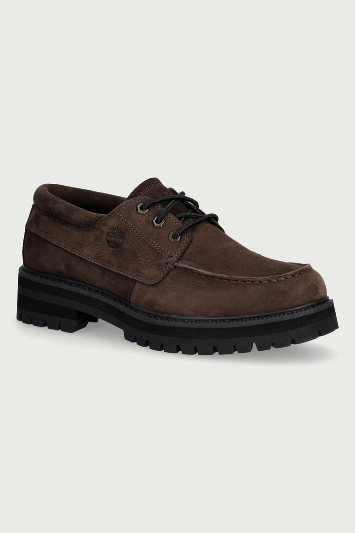 Timberland Britton Drive Lace Up μοκασίνια Ανδρικά nubuck καφέ TB0A42KGW071