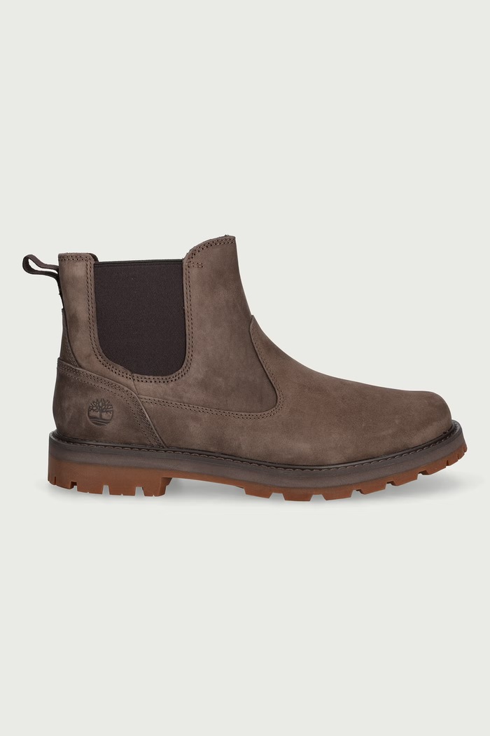 Timberland Britton Road Mid Chelsea sztyblety męskie nubukowe TB0A6A4WEM51 brązowy AW26
