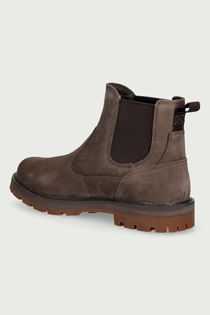 Obuwie Timberland Britton Road Mid Chelsea sztyblety męskie nubukowe TB0A6A4WEM51 brązowy