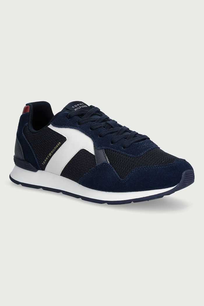 Tommy Hilfiger T HILFIGER CORE MIX RUNNER sneakersy męskie granatowy FM0FM06001