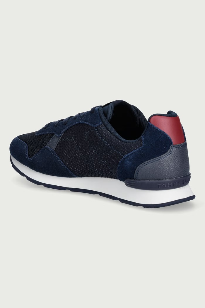Obuwie Tommy Hilfiger T HILFIGER CORE MIX RUNNER sneakersy męskie FM0FM06001 granatowy