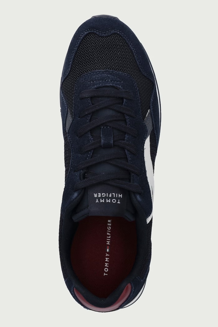 T HILFIGER CORE MIX RUNNER sneakersy męskie Tommy Hilfiger FM0FM06001 granatowy