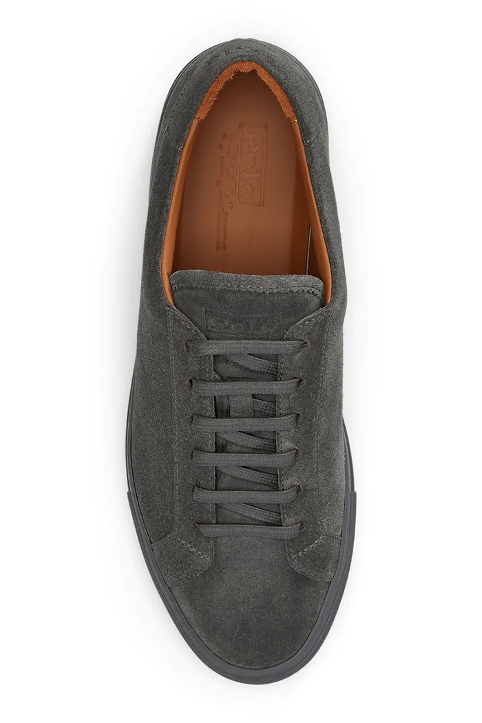 Obuwie Polo Ralph Lauren Sneakersy męskie zamszowe 809P15705004 szary