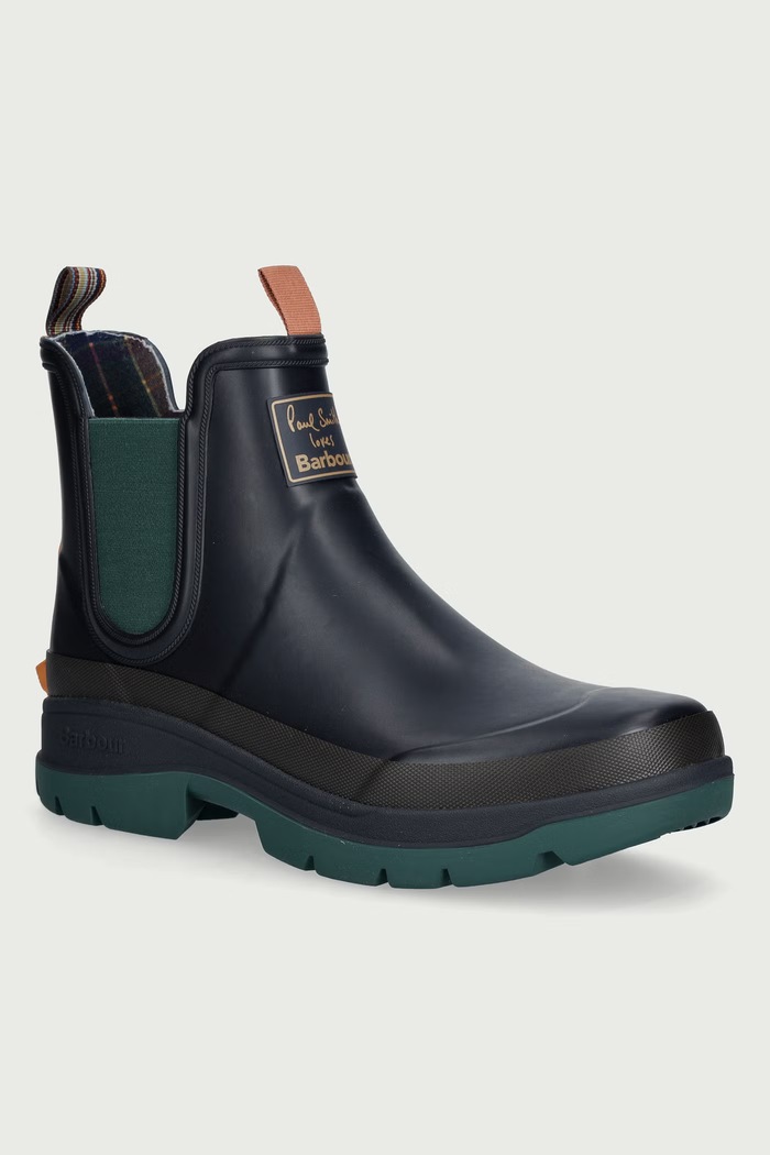 Barbour X PAUL SMITH kalosze męskie granatowy MRF0058NY91
