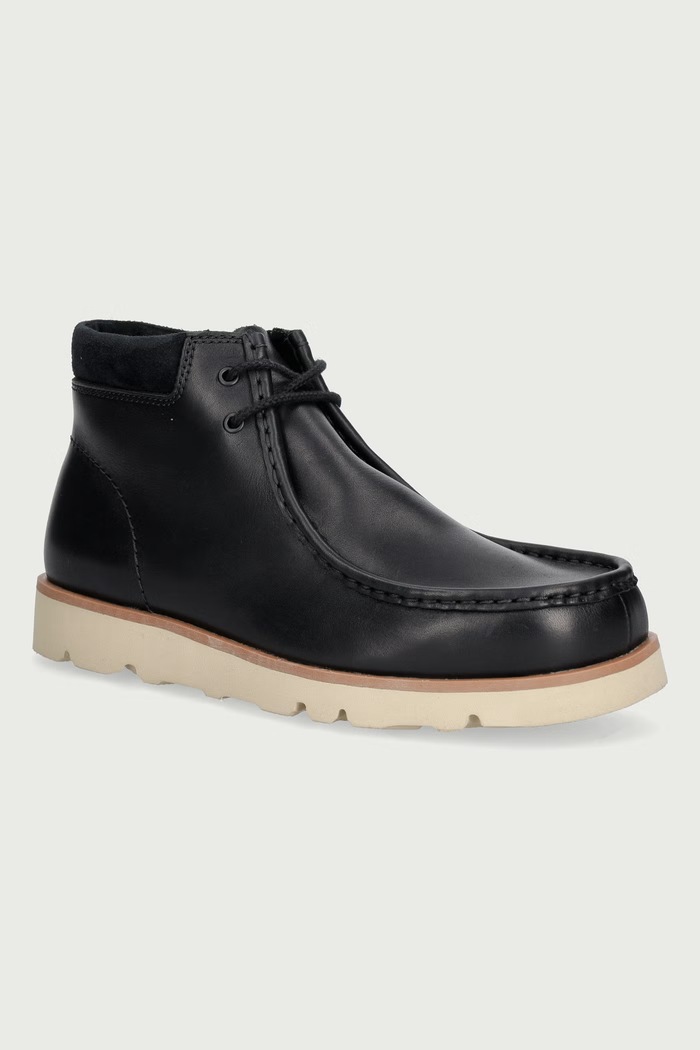 Clarks Originals Półbuty męskie skórzane czarny 26327999