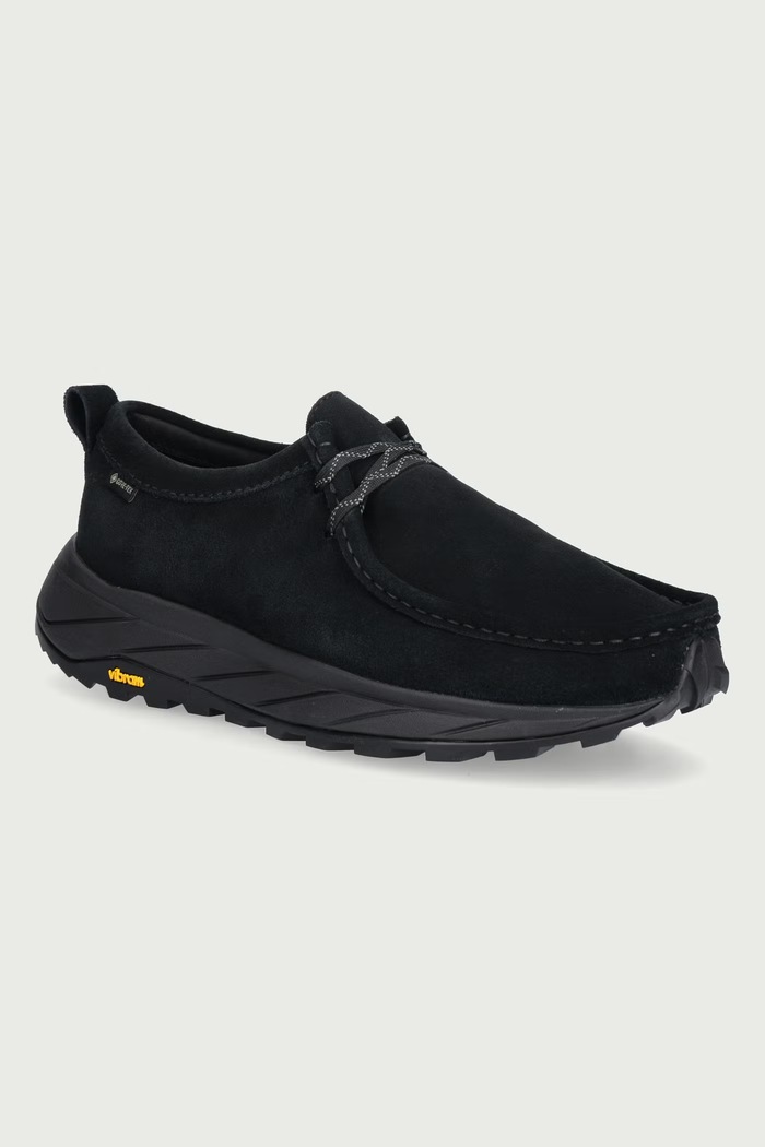 Clarks Originals Mocasini pentru bărbați din piele întoarsă negru 26327893
