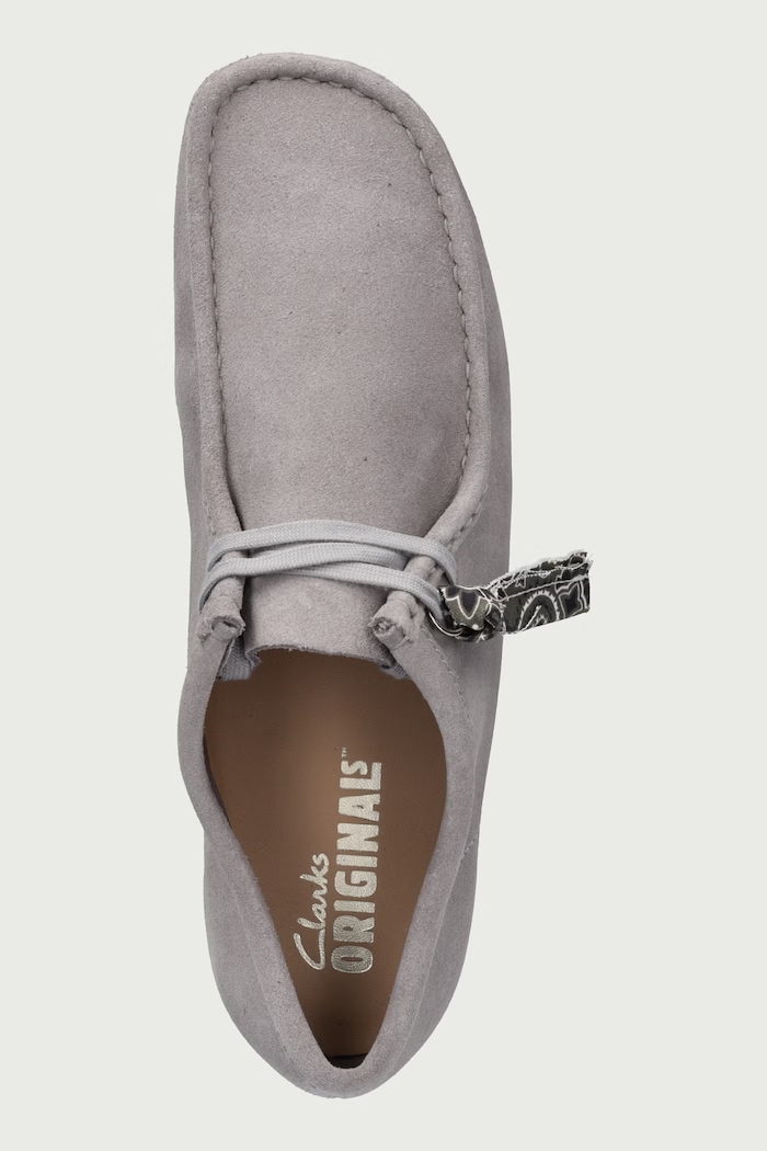 Pantofi pentru bărbați din piele întoarsă Clarks Originals 26329442 gri