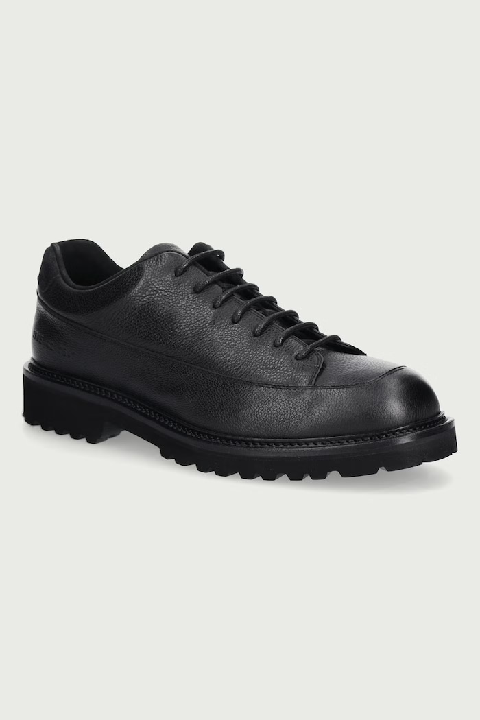 Common Projects Hiker Low Piuma sneakersy męskie skórzane czarny 2605