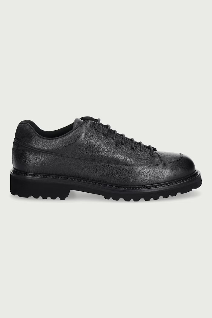 Common Projects Hiker Low Piuma sneakersy męskie skórzane 2605 czarny AW26